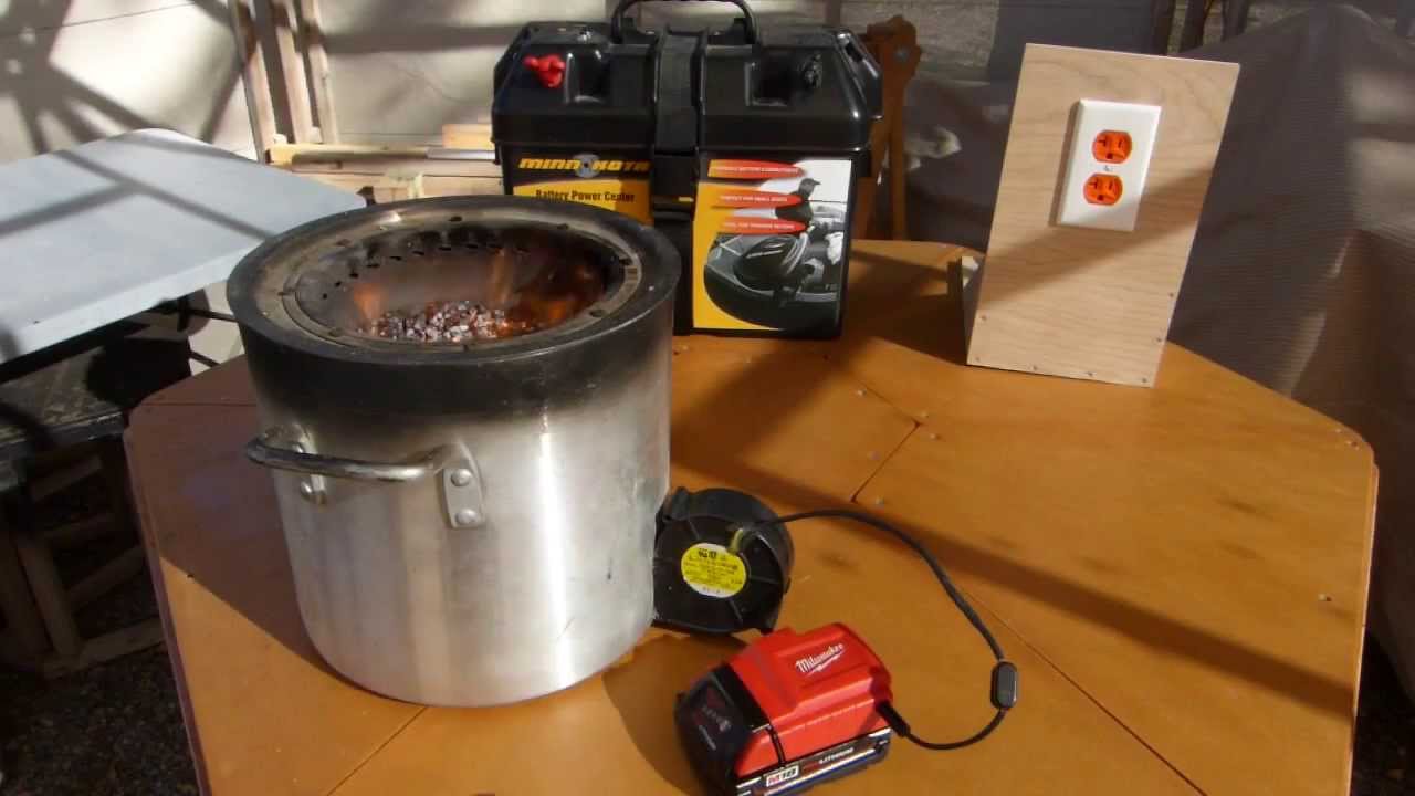 Computer Fans And Powerpacks For Gasifier Cookstoves