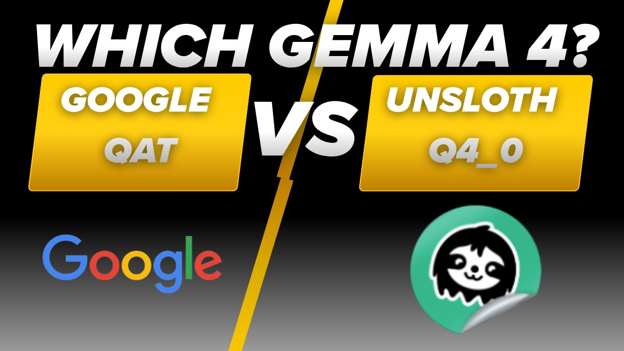 Google QAT против Unsloth Q4_0 &mdash; какая квантованная версия Gemma 4 12B лучше?