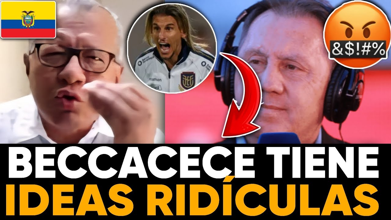 prensa ECUATORIANA y Alex Aguinaga FURIOSOS CONTUNDENTES CONTRA BECCACECE por el empate vs Brasil