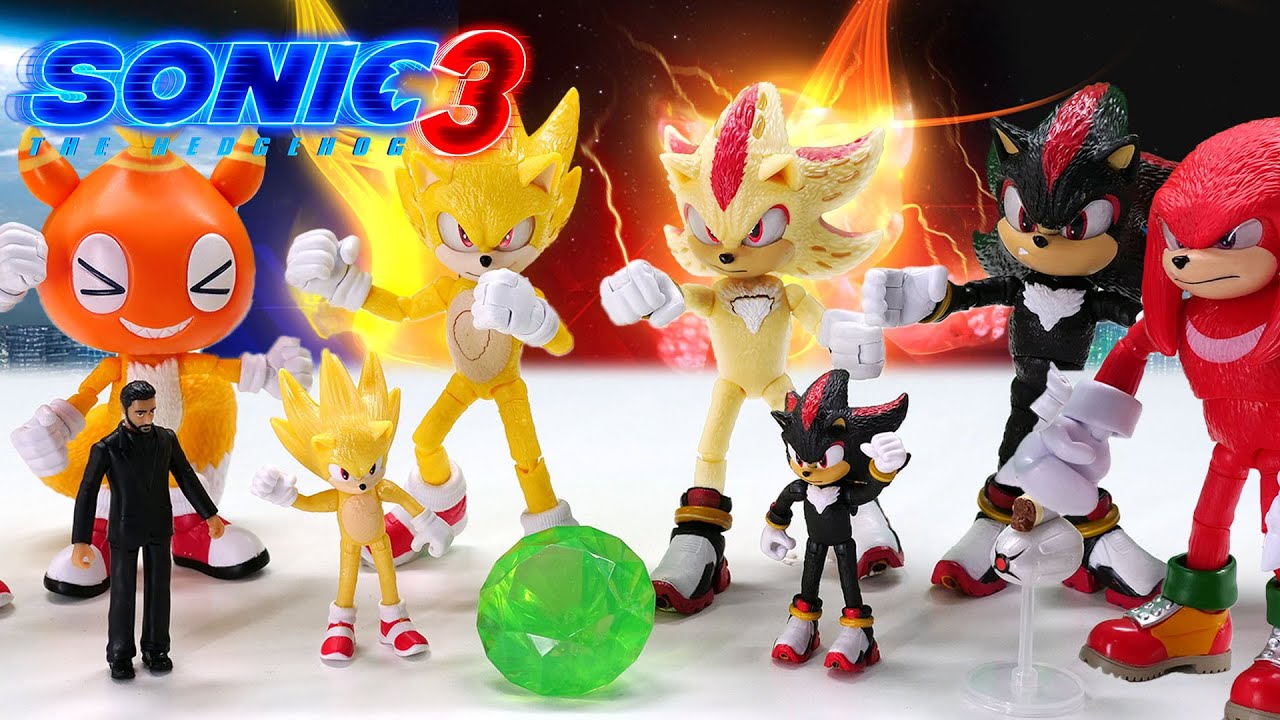 Unboxing EVERY Sonic 3 Action Figure To Defeat Super Shadow