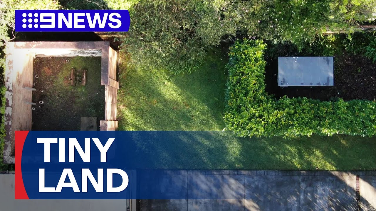 Tiny parcels of land selling for huge prices | 9 News Australia