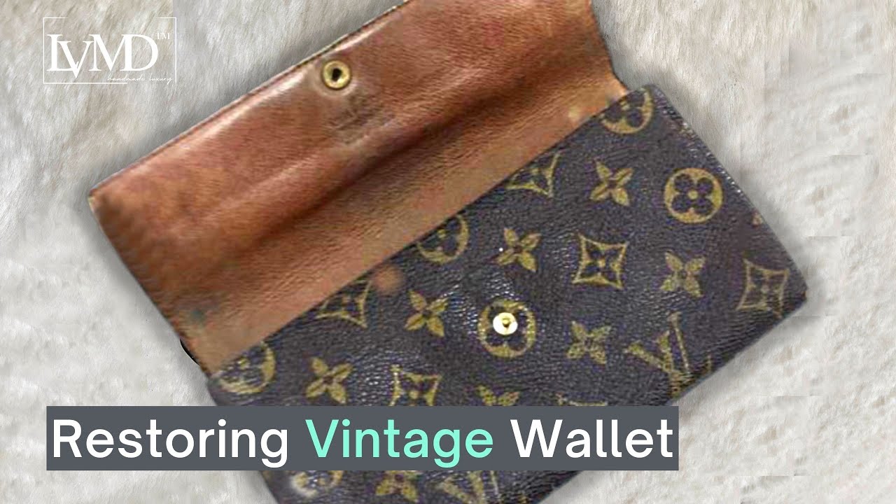 29-year Old Louis Vuitton Sarah Wallet Restoration | LV Repair