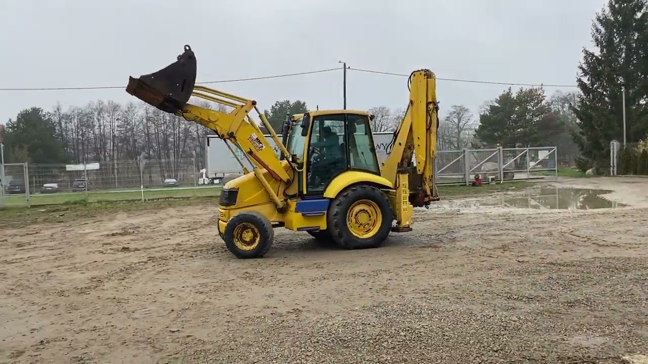 KOMATSU WB97R-2 KOPARKO-ŁADOWARKA 2000R. KM MASZYNY BUDOWLANE WWW.KMRENT.PL 56-300 MILICZ