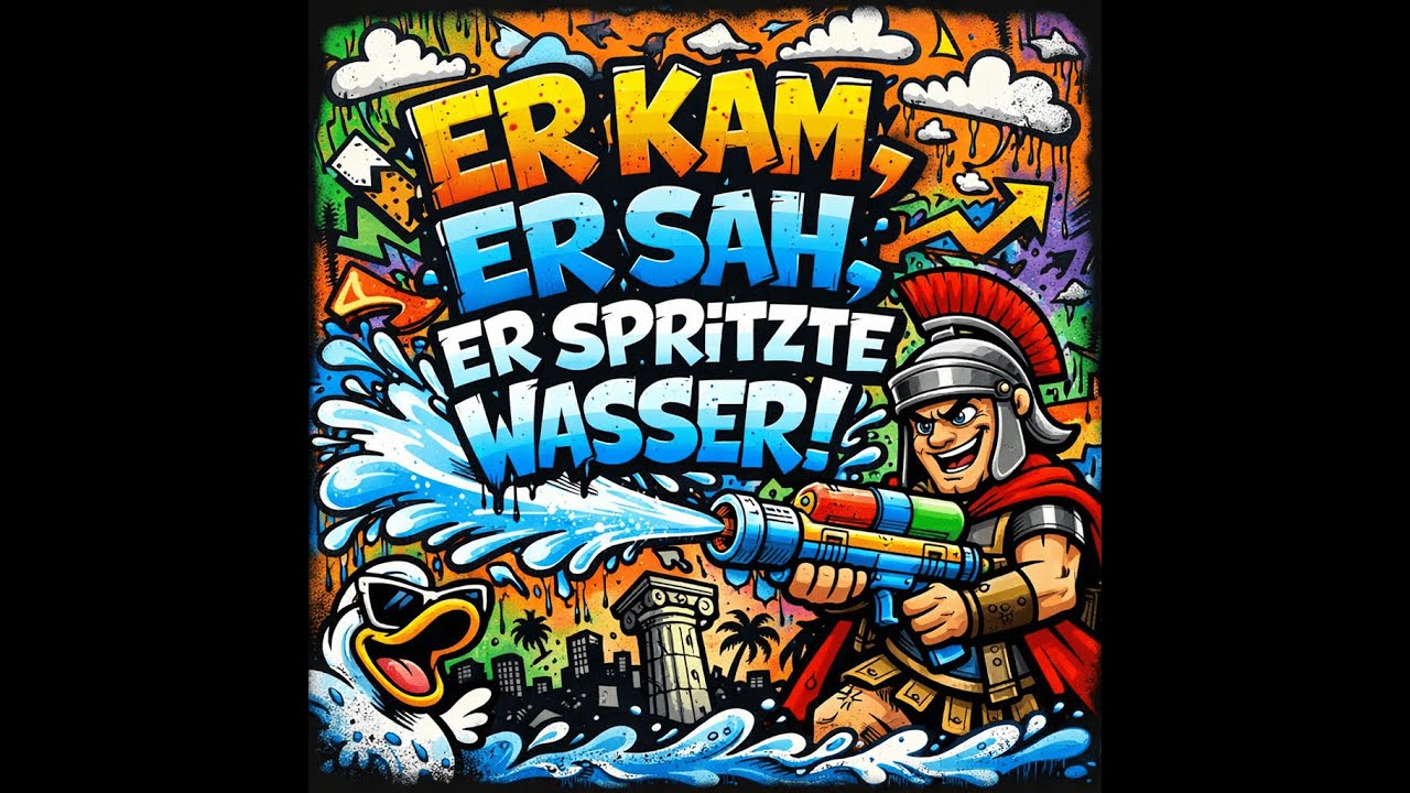 Er kam, er sah, er spritzte Wasser!