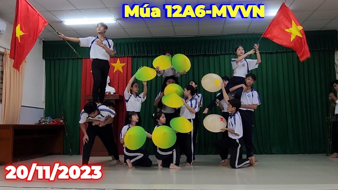 Múa Một Vòng Việt Nam-12A6-Sơ Khảo Văn Nghệ 20/11/2023|THPT VỊ THANH