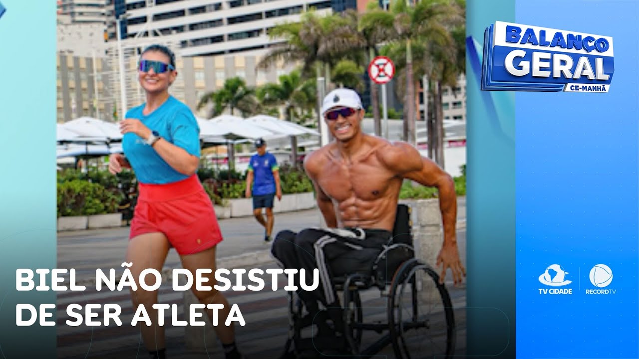 Biel não desistiu de ser atleta, mesmo após ficar paraplégico | Balanço Geral CE Manhã