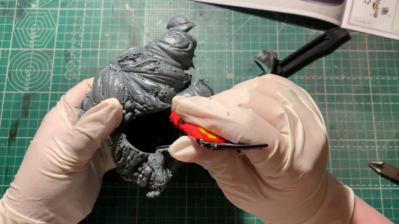 Обзор со сборкой. Great Unclean One (сборка и покрас)