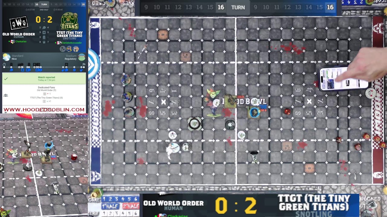 Hooded Goblin Blood Bowl Game of the Week! (Humans v Snotlings) S7W06