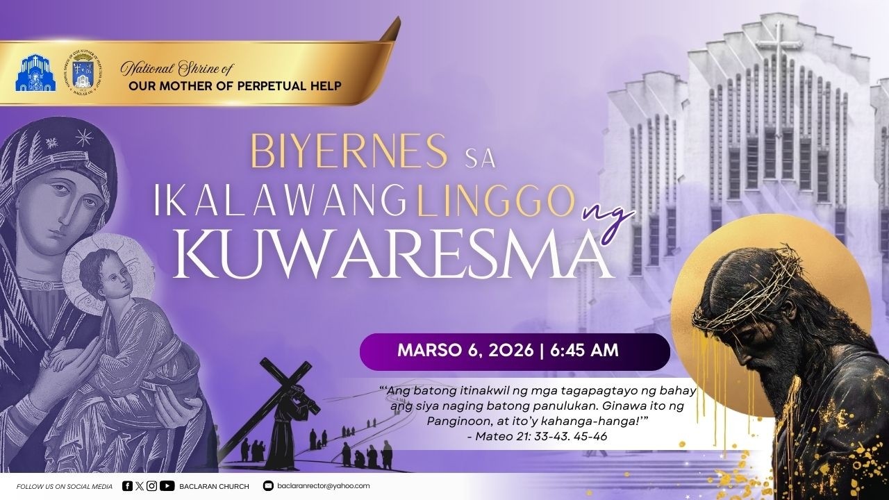 Baclaran Church: Biyernes sa Ikalawang Linggo ng Kuwaresma