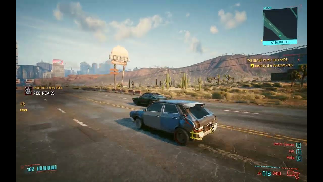 Cyberpunk 2077 (1.6) - Car Shadow Ghosting - TAA