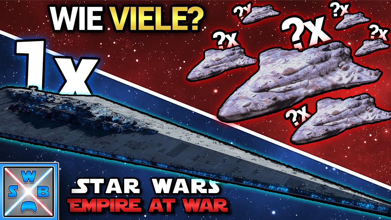 Wie viele MC80 KREUZER kann ein SUPERSTERNENZERSTÖRER aushalten? - STAR WARS EMPIRE AT WAR