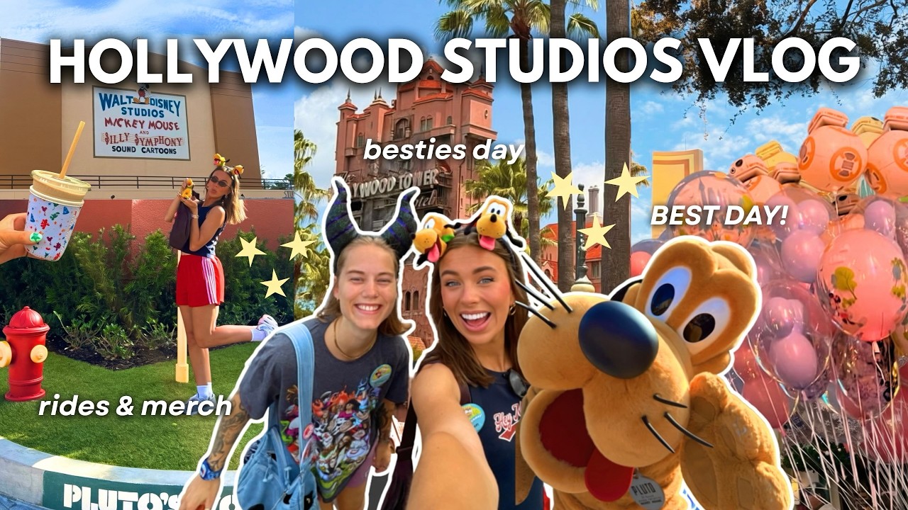 HOLLYWOOD STUDIOS VLOG🐭✨ Disney World Vlog, Besties Day in WDW, New Rockin' Rollercoaster, Fantasmic