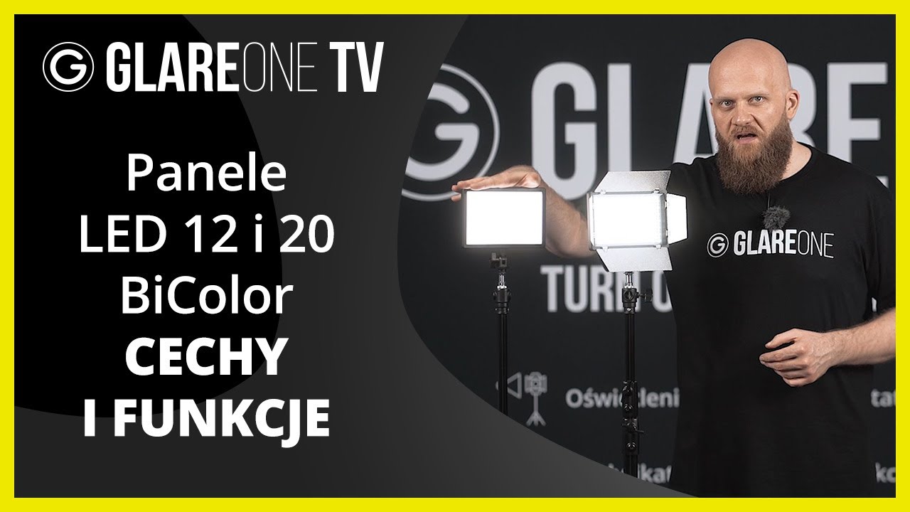 GlareOne Panele LED 12 i 20 BiColor