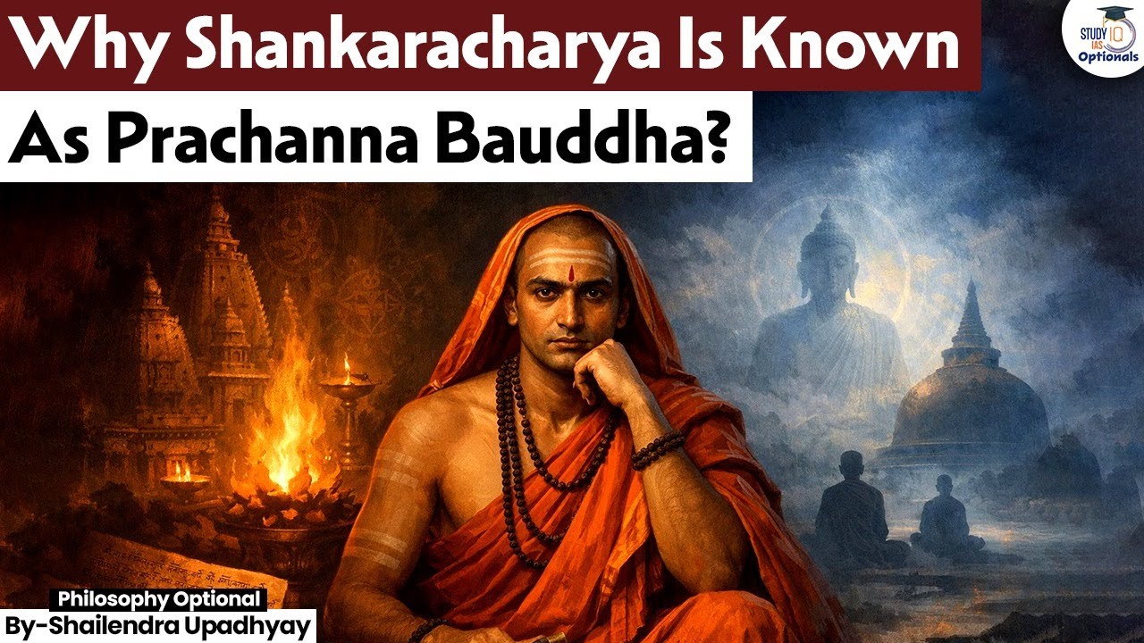 Why Shankaracharya is know as Prachanna Bauddha? | By Shailendra Sir