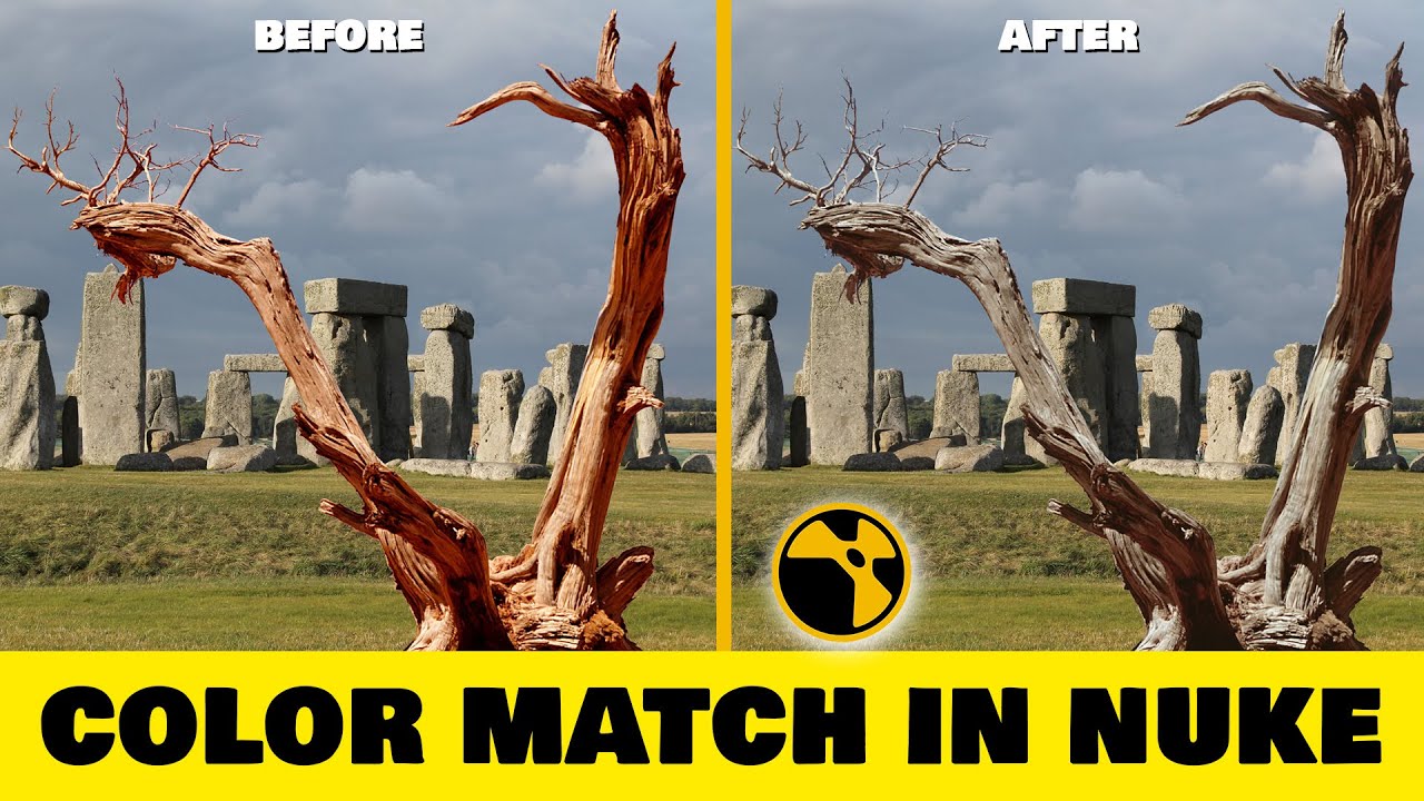 NUKE  :--  How to match color of any element with BG  ||  Nuke color matching tutorial