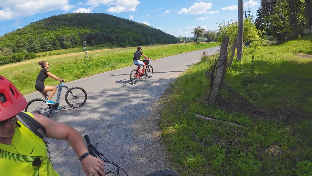 Dobrodružstvo pokračuje po asfaltke na bicykli cez Sabinov do Drienice / Bike touring 2023