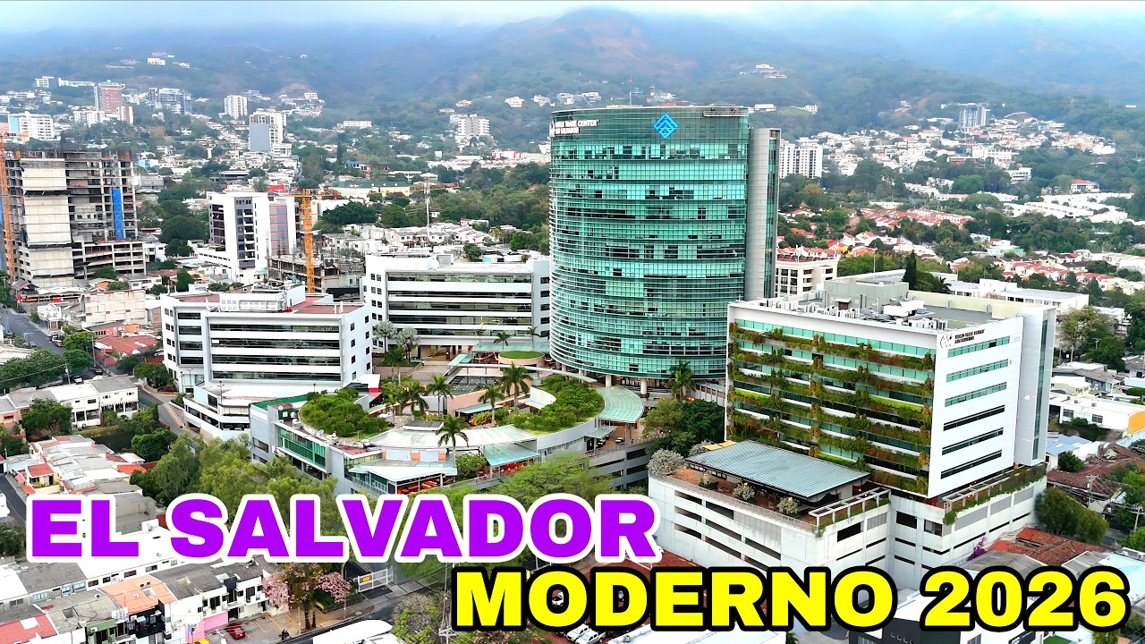 ASI SE SIGUE MODERNIZANDOSE LA CIUDAD DE SAN SALVADOR 2026. #elsalvador