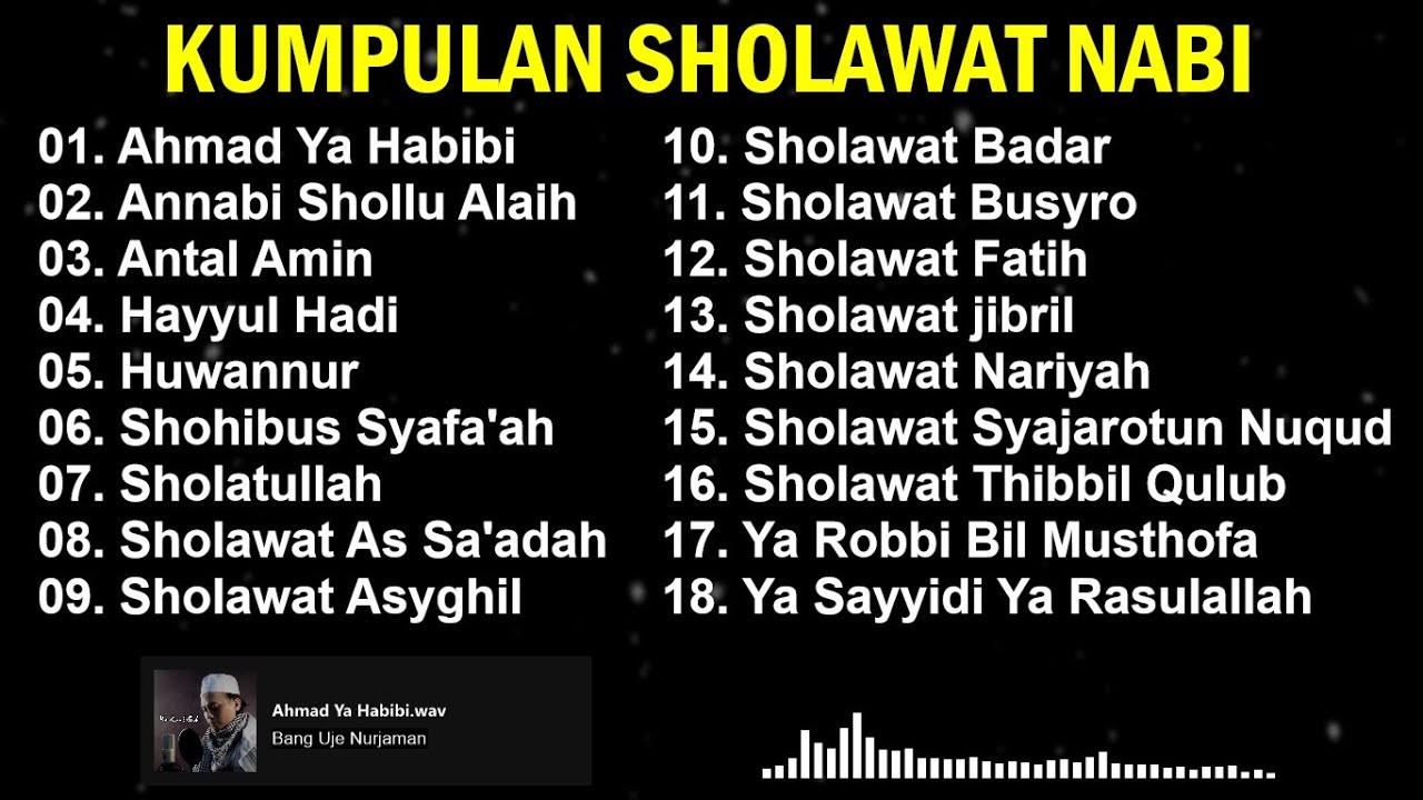 SHOLAWAT NABI MERDU TANPA MUSIK