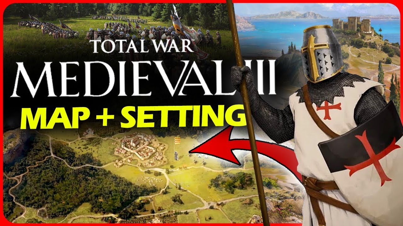 Путь к Средневековью 3: Total War: Первый взгляд на карту кампании и сеттинг!