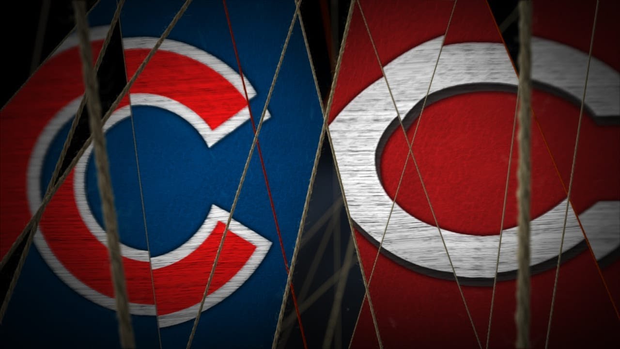 Cubs vs  Reds Highlights