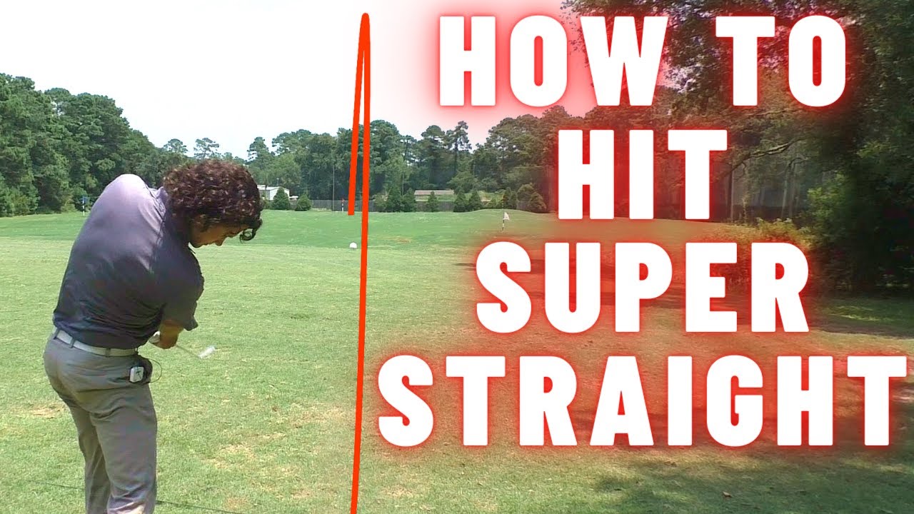 How to Hit the Ball Super STRAIGHT (Do This Easy Golf Swing Tip)