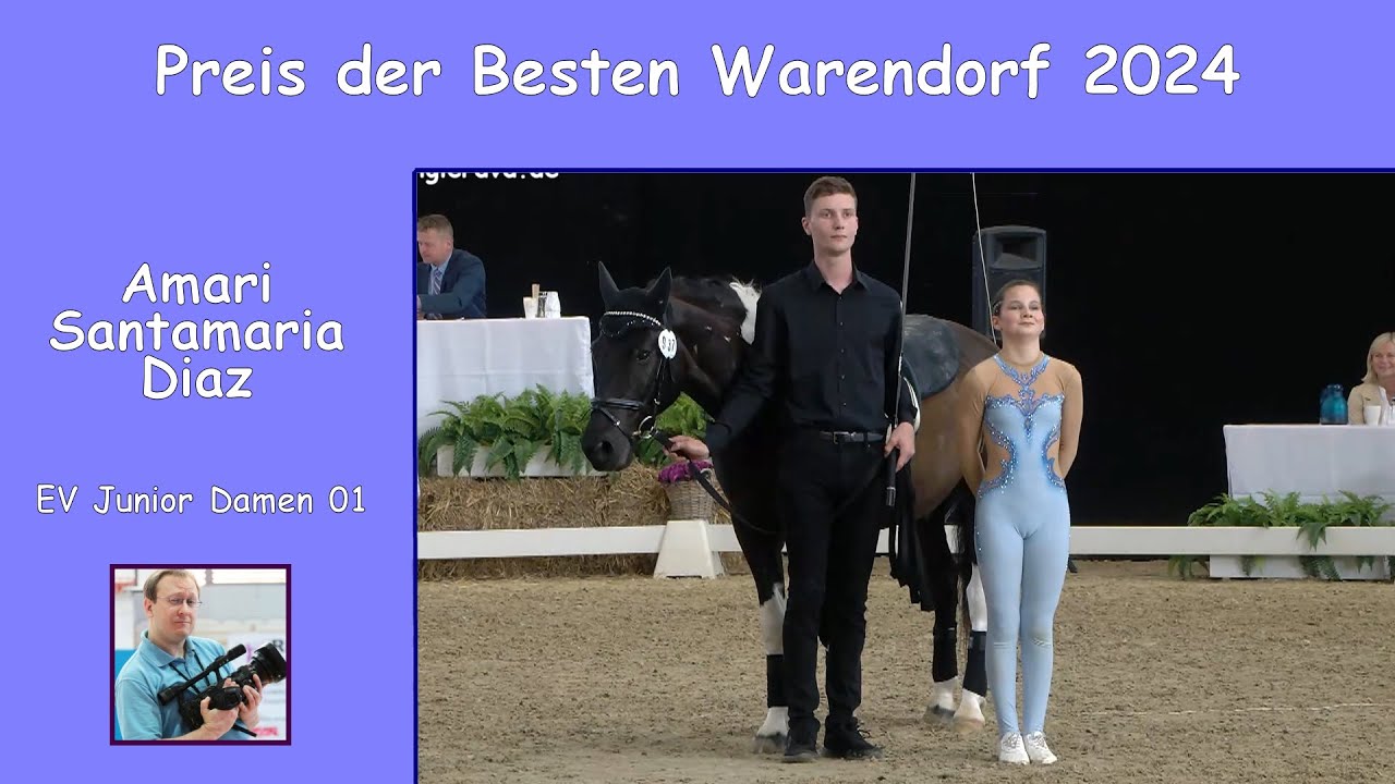 Amari Santamaria Diaz - EV Junior Damen 01 - Preis der Besten Warendorf 2024