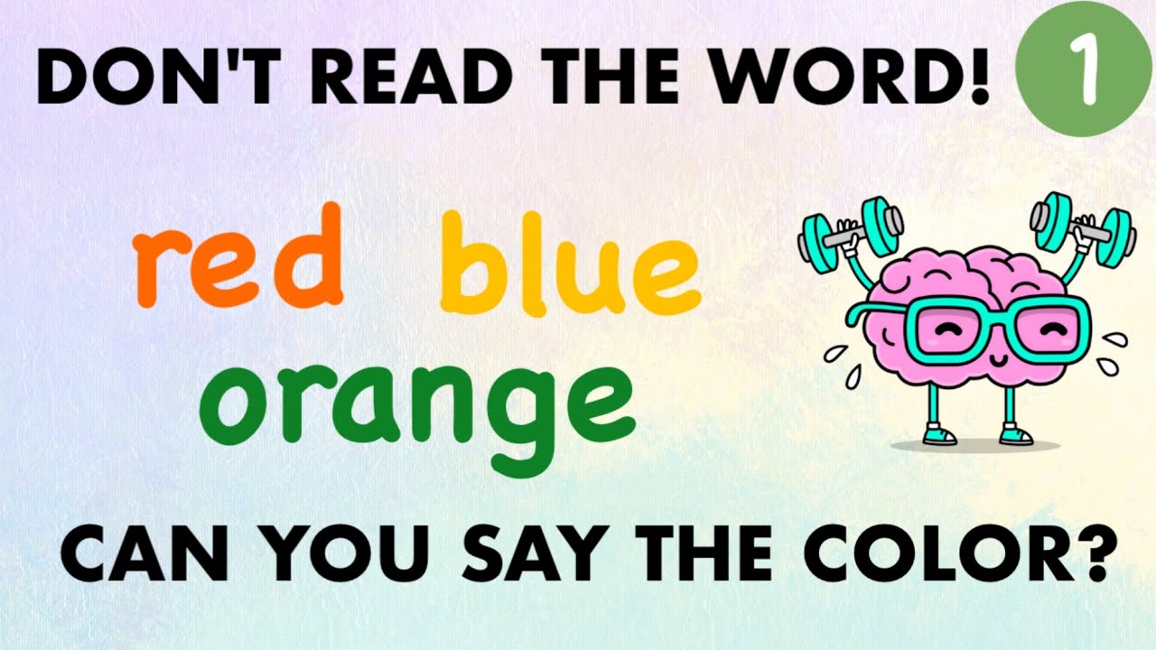 Say the Color, Not the Word! | Daily BrainFit