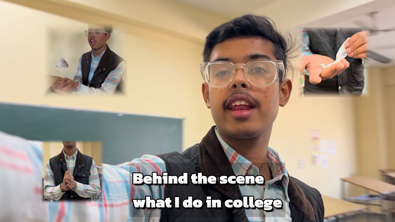 🎬 Behind The Scenes of My College Life 😎 | What I Really Do in College