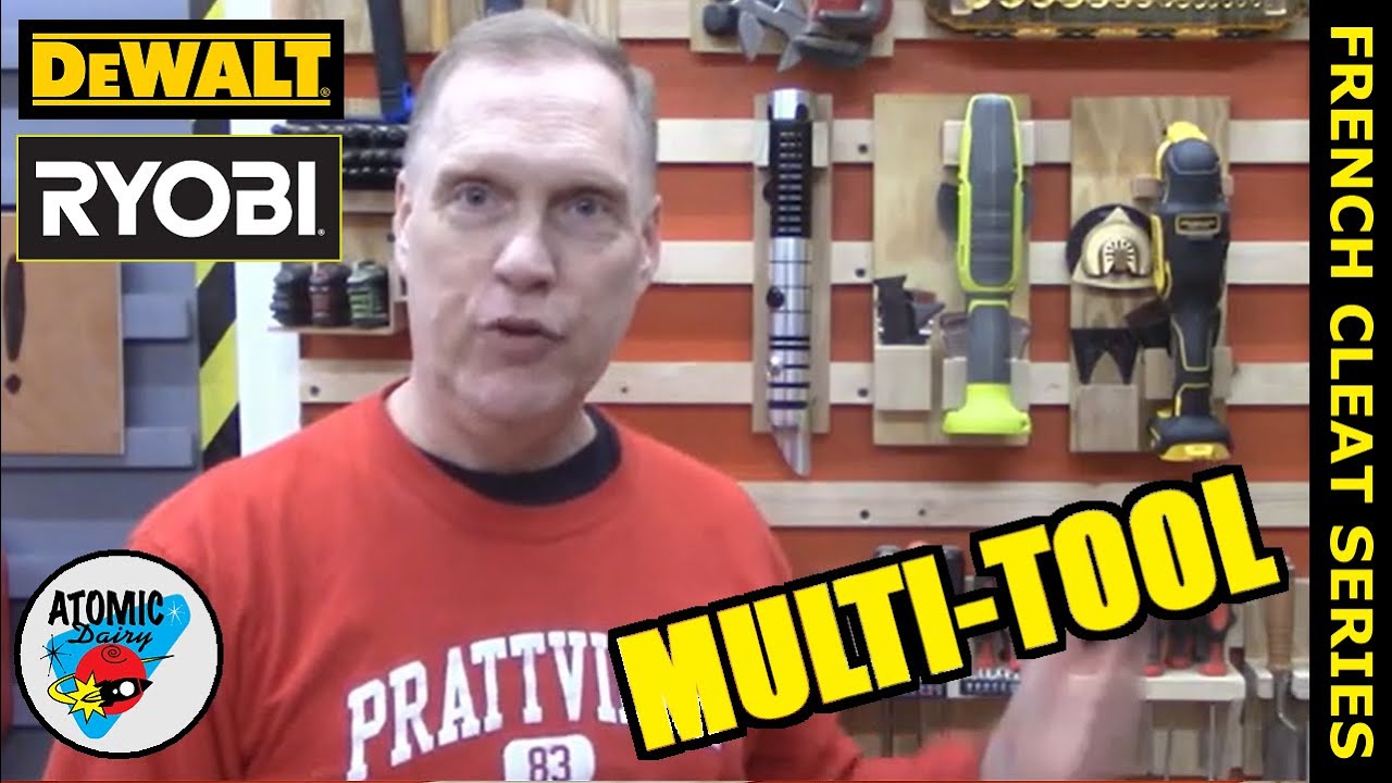 DeWalt and Ryobi French Cleat Multi-Tool Holder