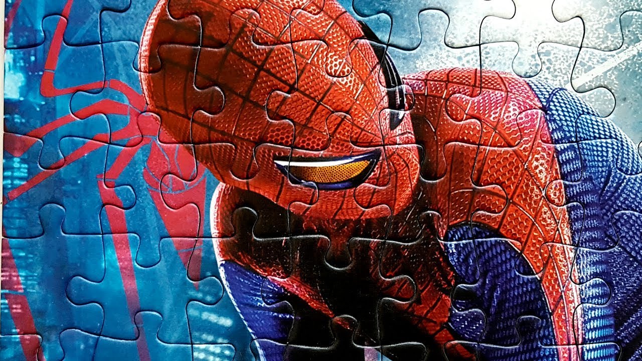 MARVEL Niesamowity SPIDER-MAN Puzzle SPIDERMAN Zabawki edukacyjne dla dzieci