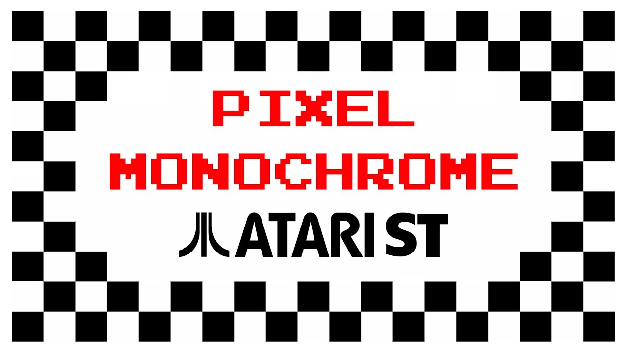 Отображение монохромного пикселя на ассемблере для Atari ST