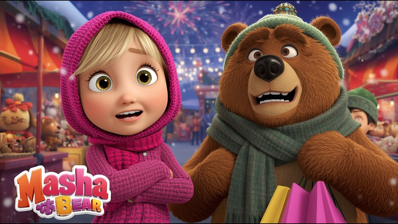 Masha&rsquo;s Wild Winter Bazaar Day ❄️🛍️ | Full Episode