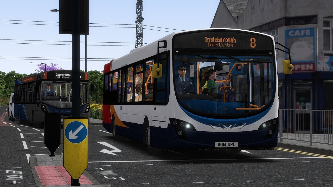 OMSI 2 - Yorkshire Counties 3 - Route 8 - Wrightbus Eclipse 2, Volvo B7RLE