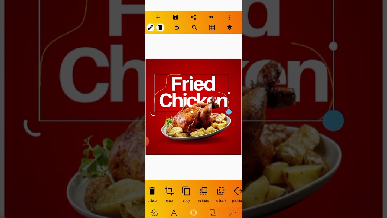 HOW TO DESIGN FOOD FLYER || Pixellab (Design Challenge DAY 1)