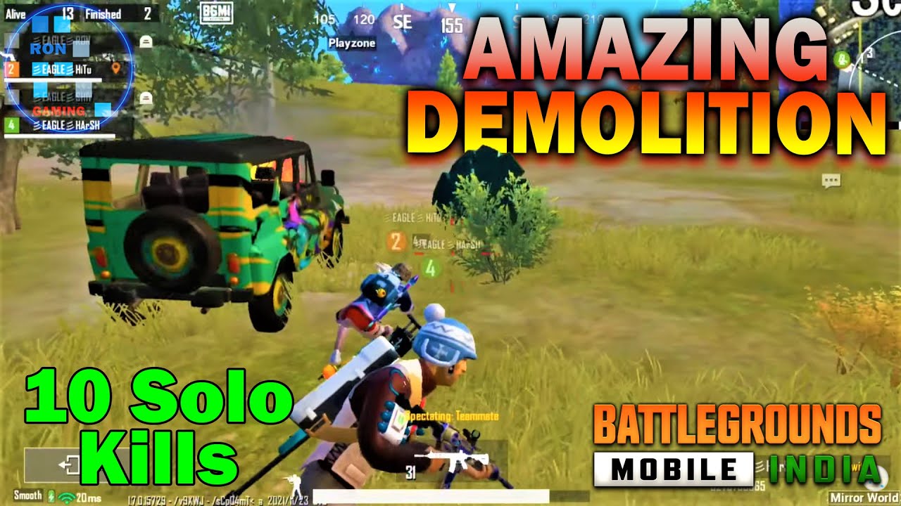 BGMI | Aggressive 10 Solo Kills Match Ends Sadly - RON GAMING