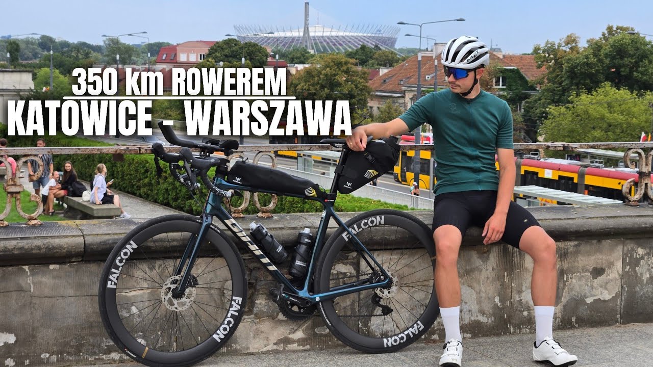 350 km ROWEREM z Katowic do Warszawy | Nie sądziłem że będzie tak PIĘKNIE! Ultrakolarstwo