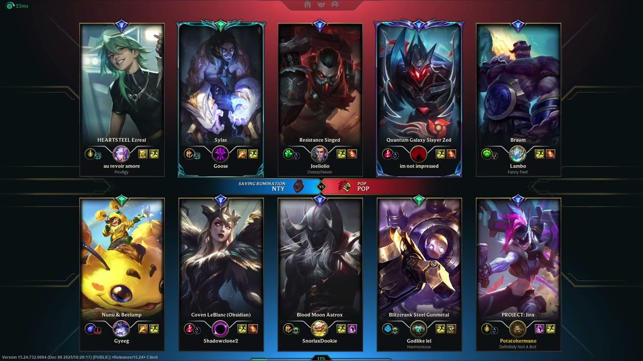 League of Legends, Clash 2025 - Freljord Cup Game 5