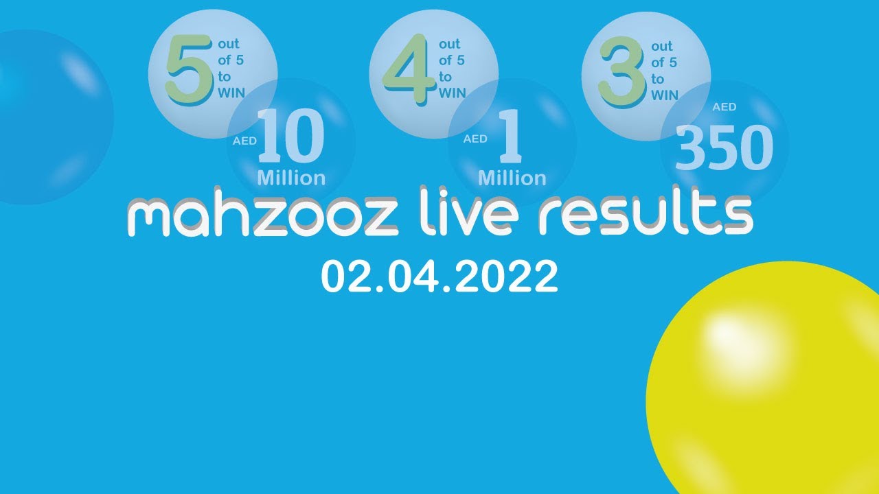 Mahzooz Live Draw - 02 April 2022 | Mahzooz Live Draw Today
