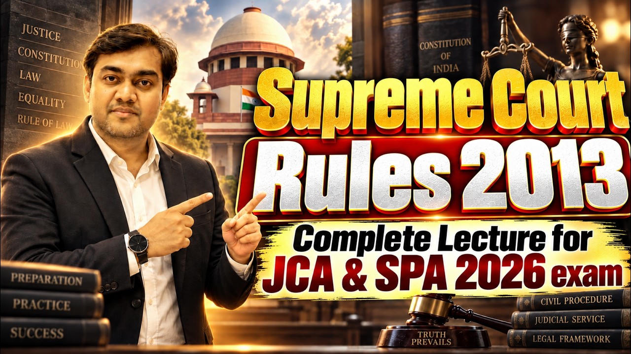 Supreme Court Rules 2013 | Overview Lecture #supremecourtrules2013 #scjca #scspa