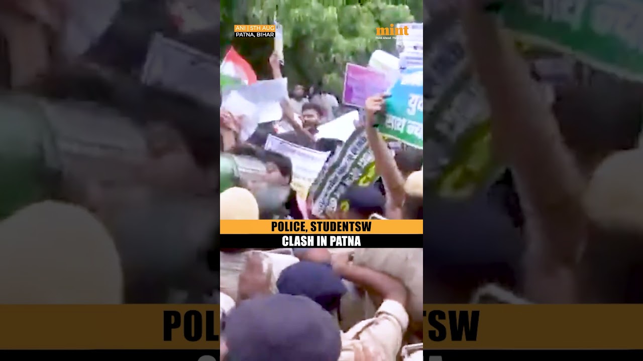 Police-Students Clash In #Bihar's #Patna During BPSC Exam Protest | #Shorts