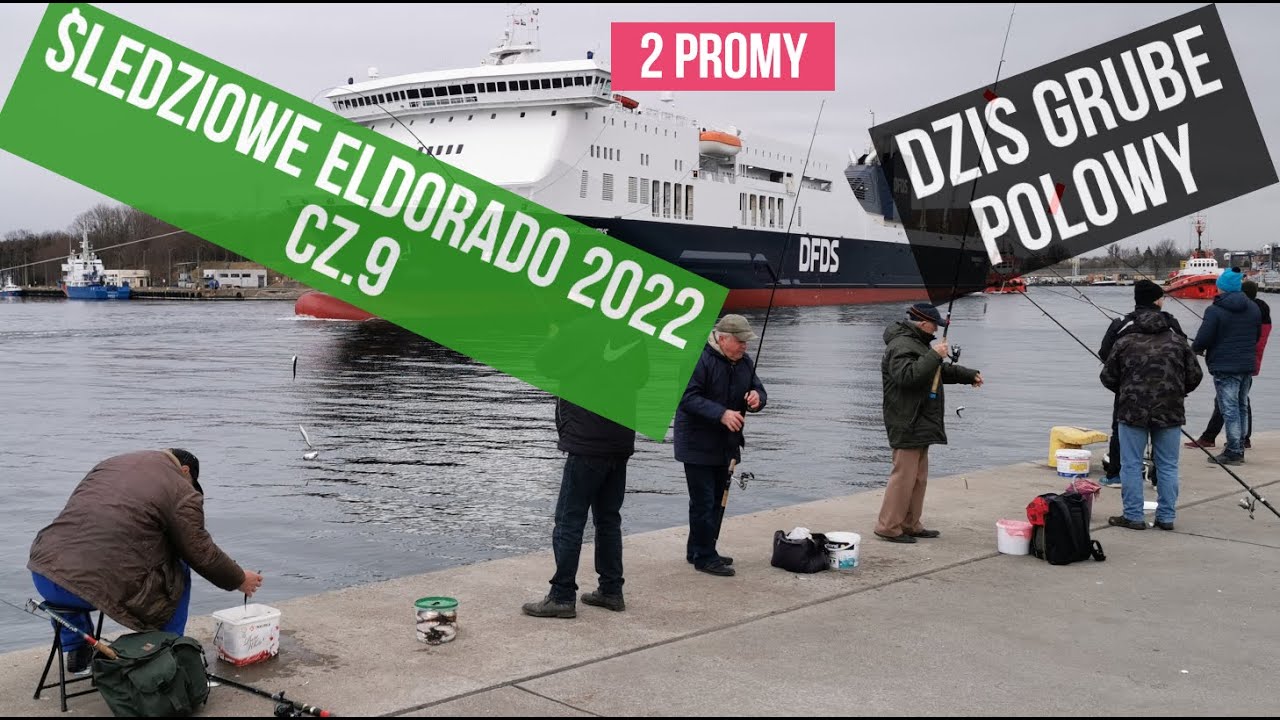 DZIŚ PRAWDZIWE ELDORADO ŚLEDZIE 2022 i dwa promy WAWEL POLFERRIES i ATHENA SEAWAYS (29.3.2022)