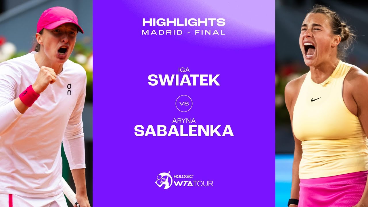 Ига Святек против Арины Соболенко | Финал Мадридского турнира-2024 | Обзор матча WTA