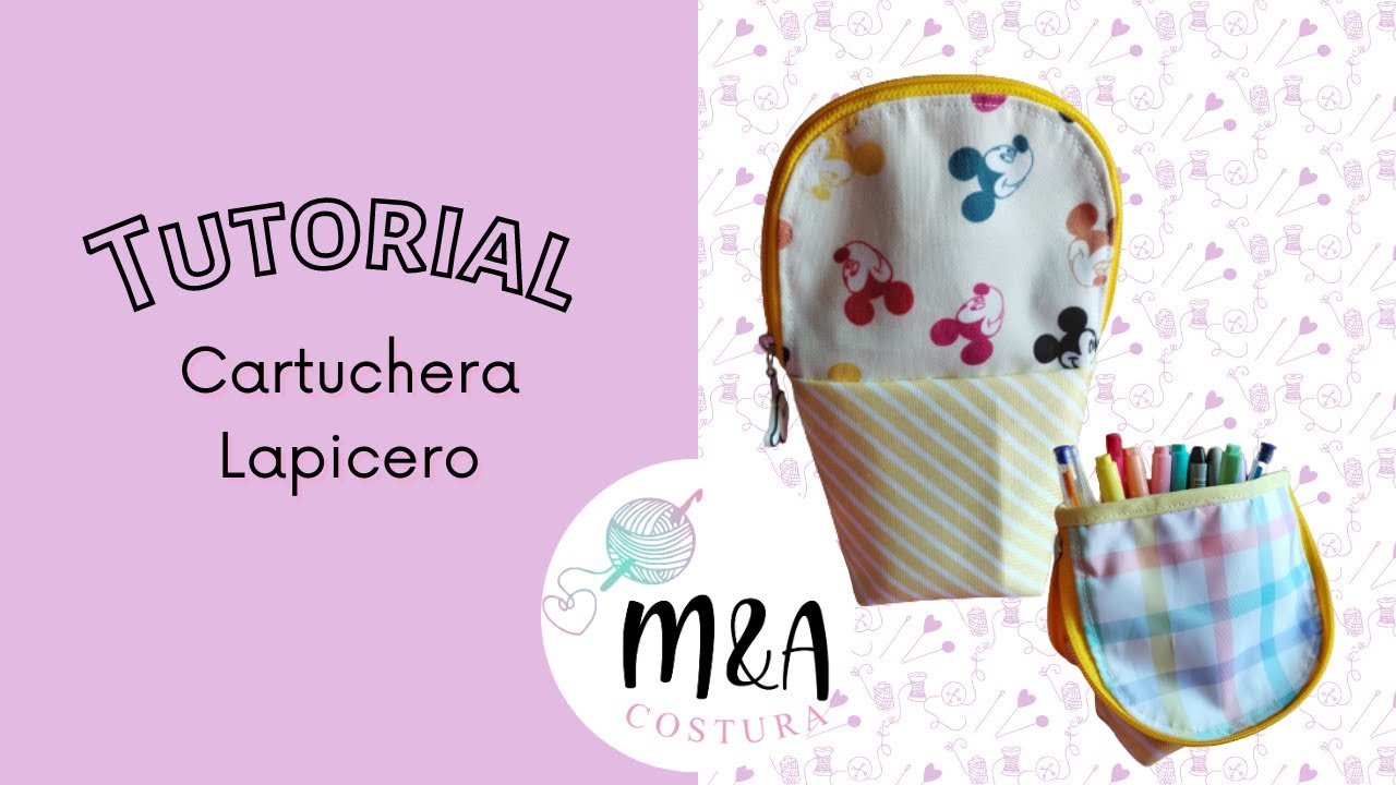 Cartuchera Lapicero paso a paso / Tutorial