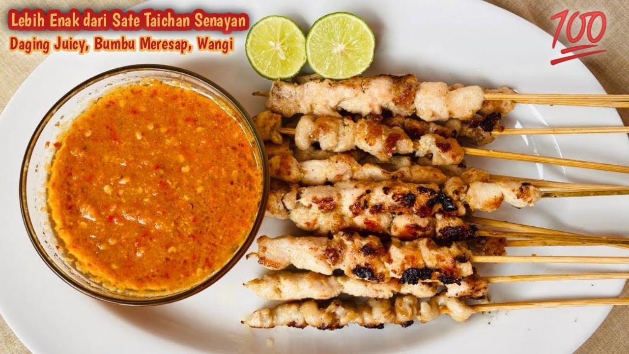 CARA MEMBUAT SATE TAICHAN SENAYAN - RESEP YANG MUDAH DIBUAT