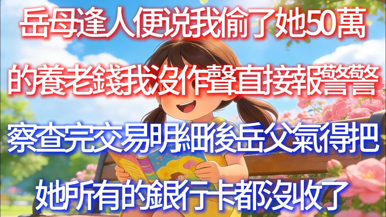 岳母逢人便说我偷了她 50 萬的養老錢，我沒作聲直接報警，警察查完交易明細後，岳父氣得把她所有的銀行卡都沒收了。