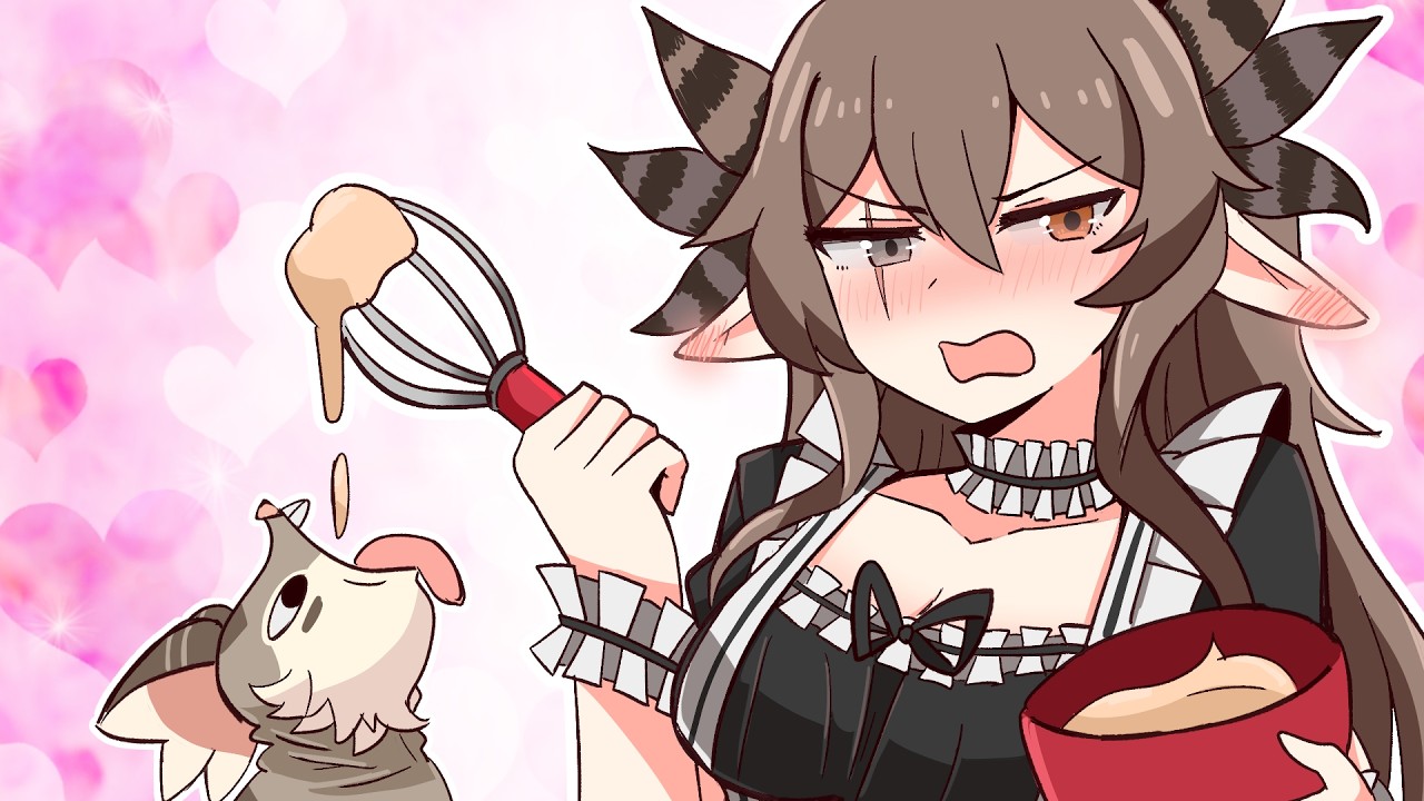 I was Forced to Wear a Maid Dress AND Bake for You