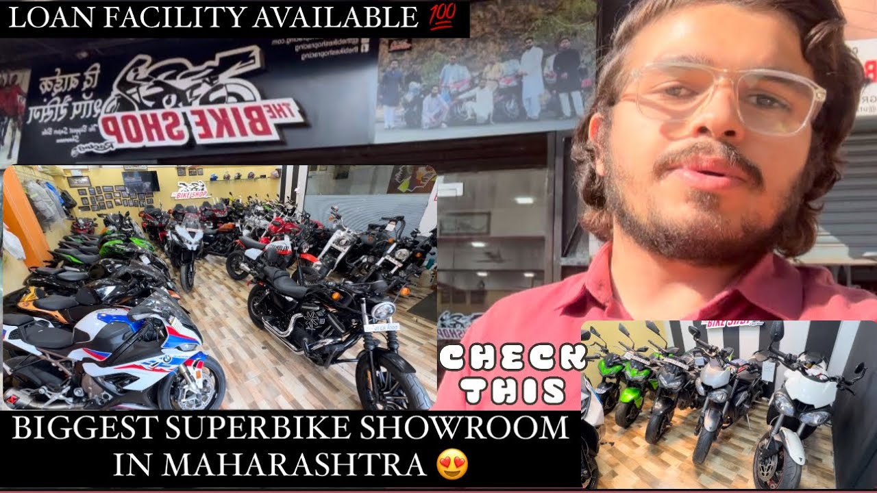 BIGGEST SUPERBIKE SHOWROOM IN MAHARASHTRA- THEBIKESHOPRACING | 100 + Superbikes 😍