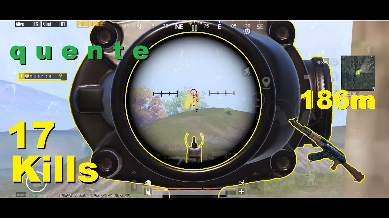 iPhoneXS PUBG QUENTE | 4 Finger + Full GYRO | Gameplay#9
