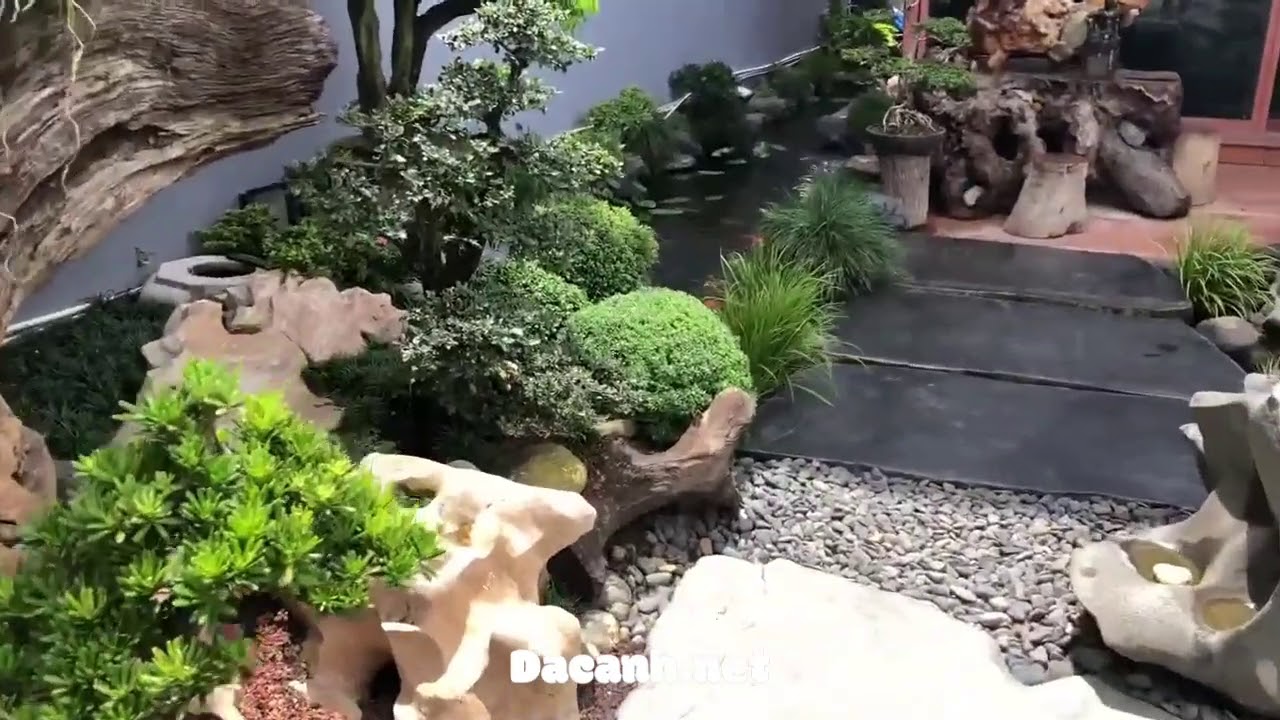 BEST POND and ROCK GARDEN idea - Beautiful Backyard Design