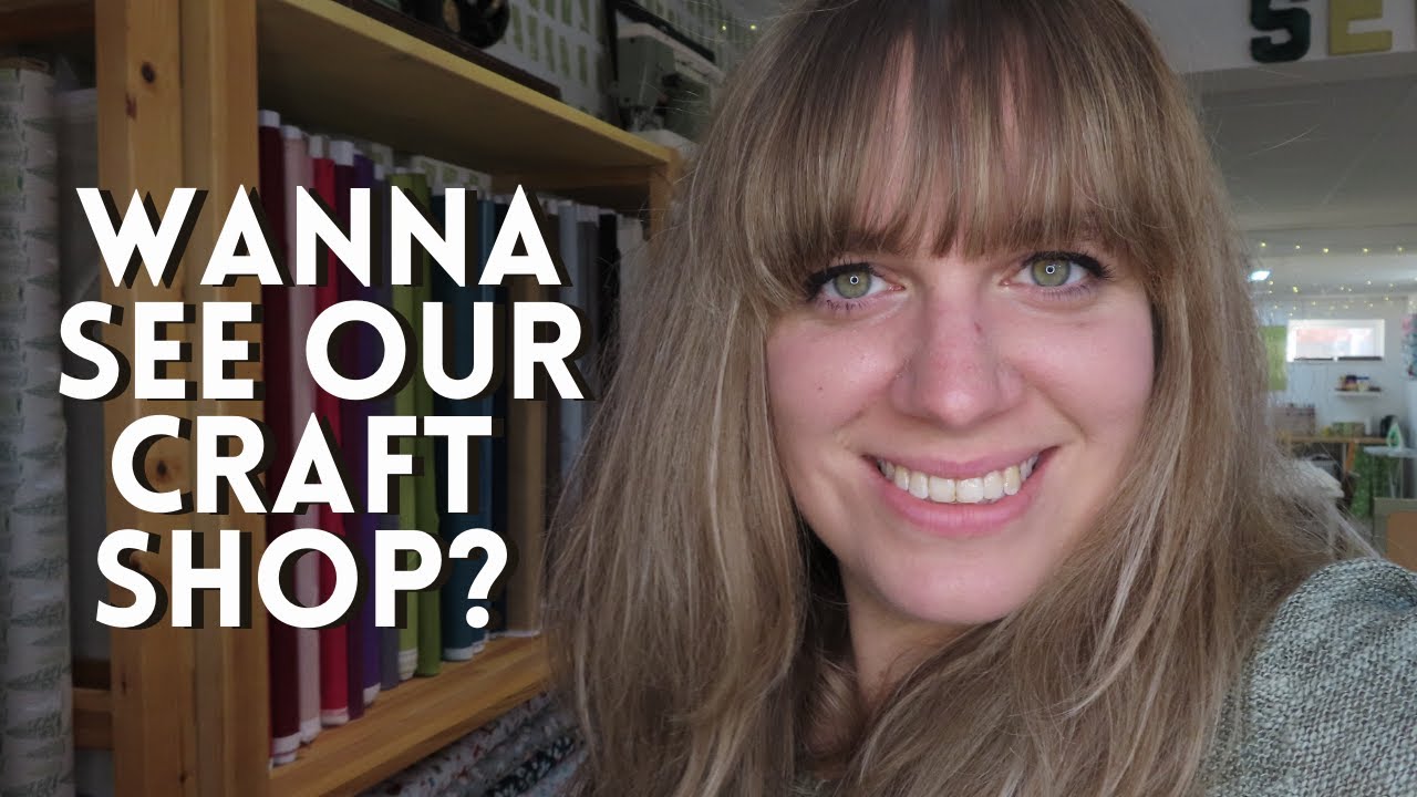 Inside our UK Fabric and Yarn Shop! UK based Craft Shop tour